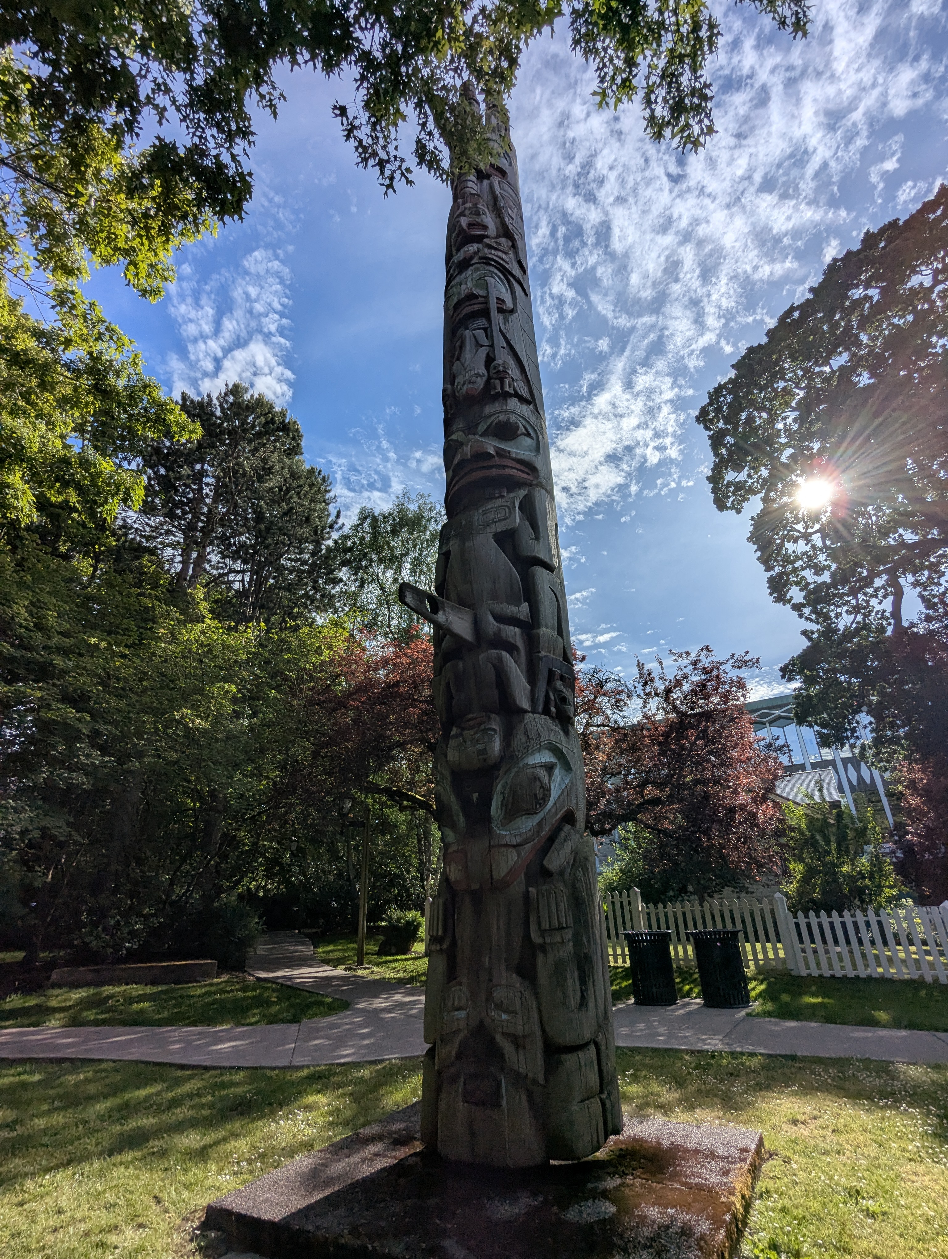 Birthday Trip to Canada, Thunderbird Park, Victoria, Vancouver Island